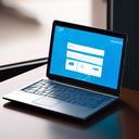 Bild eines Computers mit Webbrowser, symbolisiert Online-Kauf
